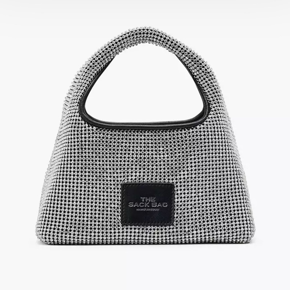 🔥🔥MARC JACOBS THE MINI RHINESTONE SACK BAG (Like New) Paid $495🔥🔥